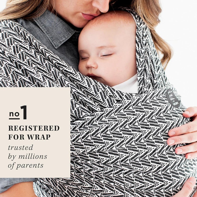 moby Baby Wrap Carrier Evolution by Petunia Pickle Bottom for Newborns to Toddlers (8-33lbs), Infant Sling Carrier, Hands Free Design, Adjustable for All Body Types (Starry Nights of Salvador) - Image 5